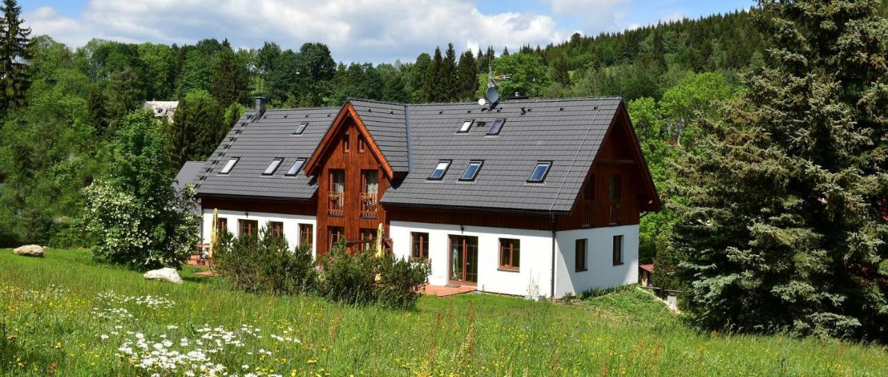Penzion Jizerska Malina Bedřichov Exteriör bild